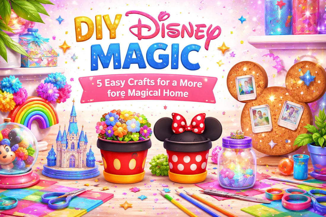 DIY Disney Magic: 5 Easy Crafts for a More Magical Home
