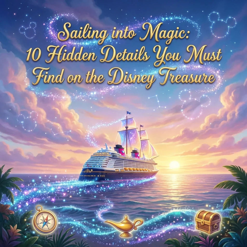 Sailing into Magic: 10 Hidden Details You Must Find on the Disney Treasure