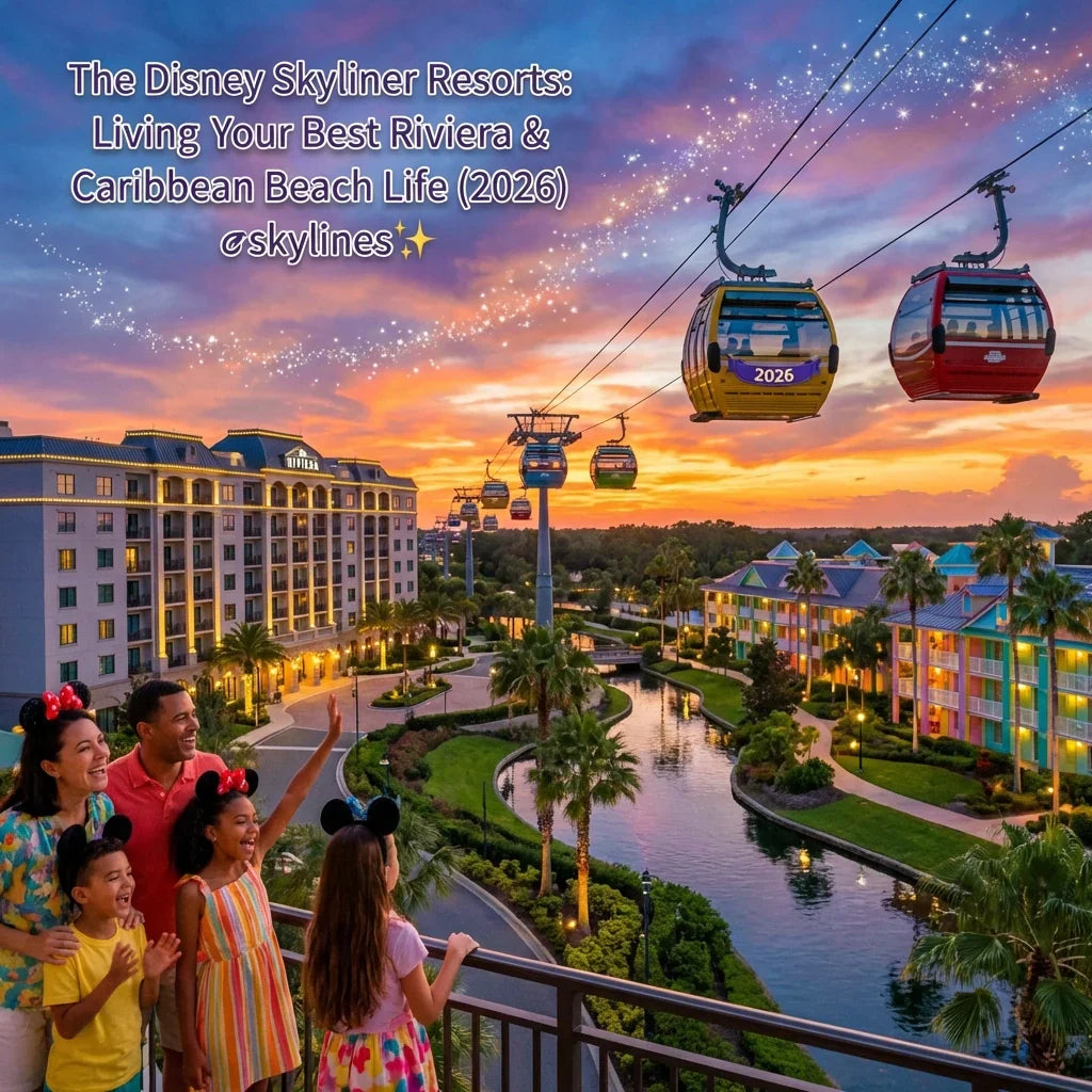 The Disney Skyliner Resorts: Living Your Best Riviera & Caribbean Beach Life (2026) 🚠✨