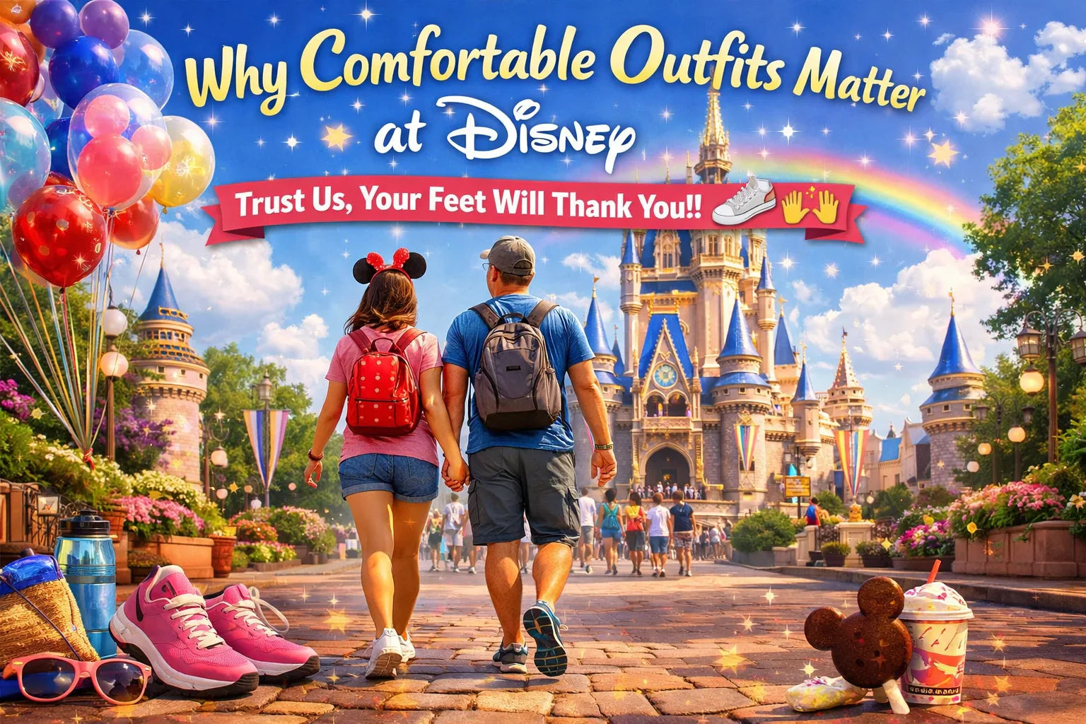 Why Comfortable Outfits Matter at Disney (Trust Us Your Feet Will Thank You!) 👟🙌