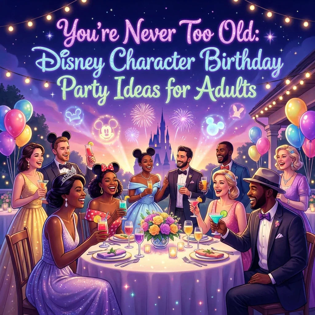 You’re Never Too Old: Disney Character Birthday Party Ideas for Adults
