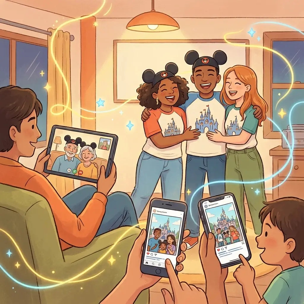 Diverse Disney fans connecting and sharing their love of Disney magic