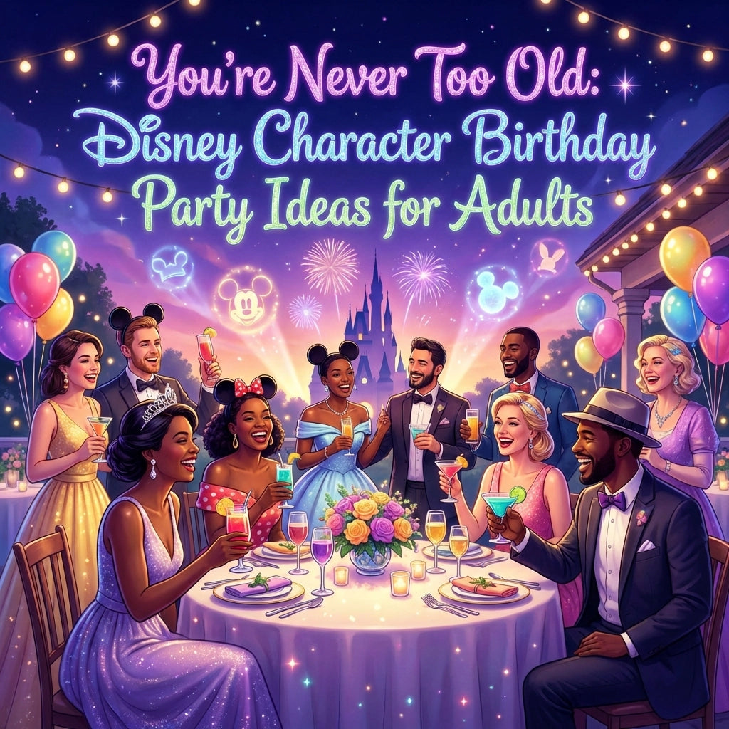 [HERO] You're Never Too Old: Disney Character Birthday Party Ideas for Adults