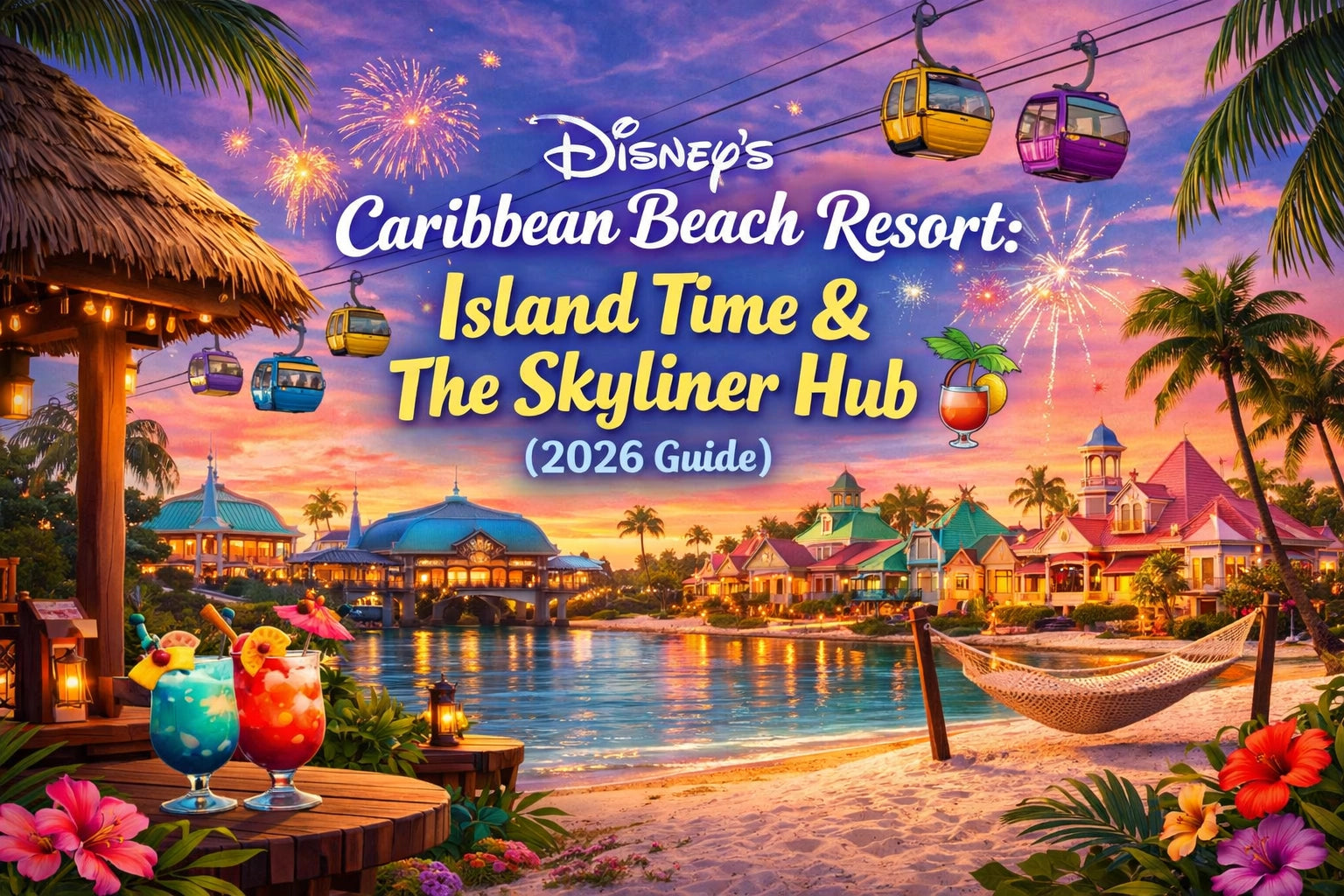 [HERO] Disney's Caribbean Beach Resort: Island Time & The Skyliner Hub (2026 Guide) 🏝️🍹