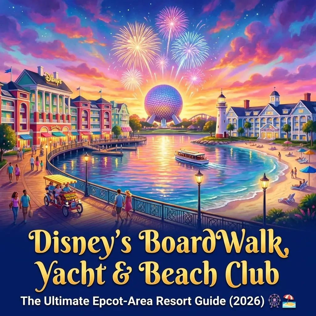 [HERO] Disney's BoardWalk, Yacht & Beach Club: The Ultimate Epcot-Area Resort Guide (2026) 🎡🏖️