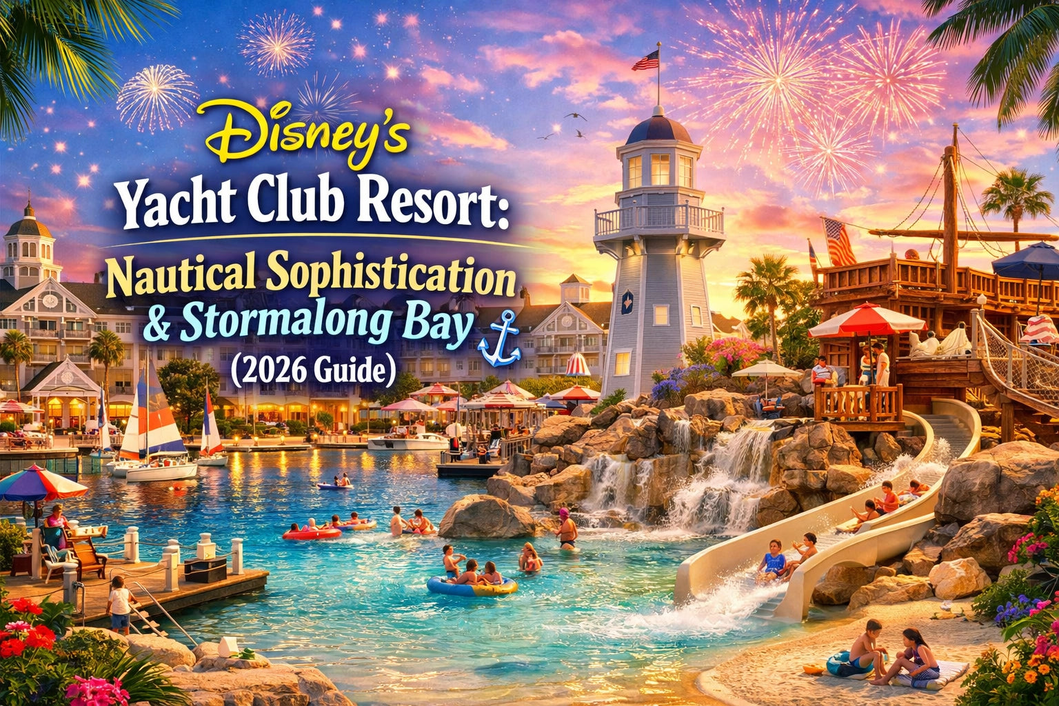 [HERO] Disney's Yacht Club Resort: Nautical Sophistication & Stormalong Bay (2026 Guide) ⚓🚢